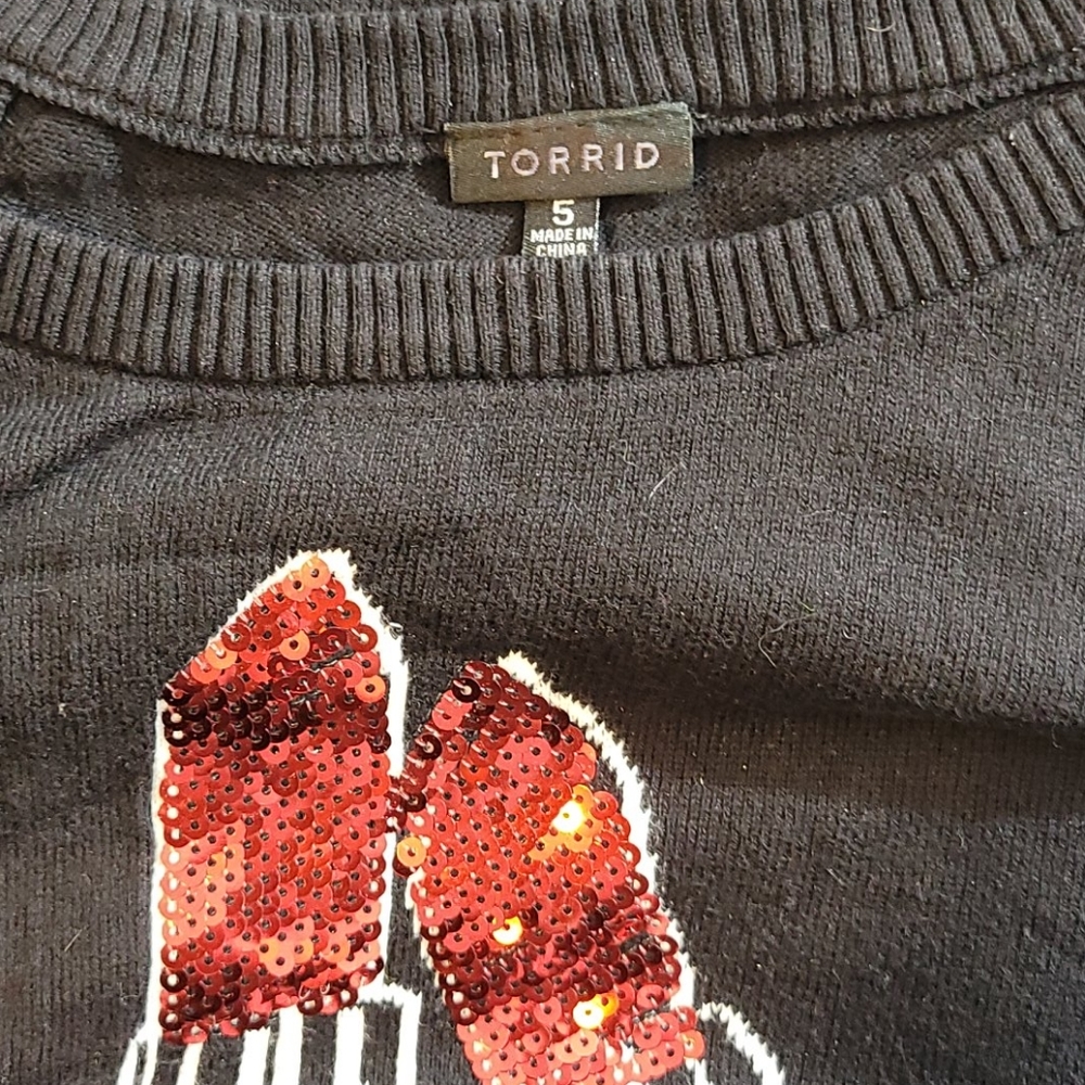 Torrid lipstick sweater